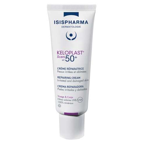 ISISPHARMA Keloplast Scars SPF 50+ - Восстанавливающий крем SPF50+, 40 мл.