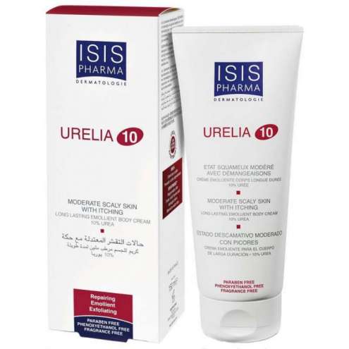 ISISPHARMA Urelia 10 - Крем для тела увлажняющий и смягчающий для шелушащейся и раздраженной кожи, 150 мл.
