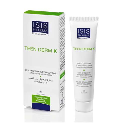 ISISPHARMA Teen Derm K - Гель-крем для проблемной кожи с легкой и средней степенью выраженности акне, 30 мл.