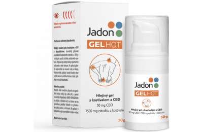 JADON Gel Hot - Hřejivý gel s kostivalem a CBD, 50 g