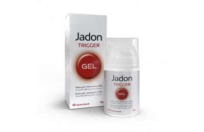 JADON Gel Trigger - Hřejivý gel s kostivalem a CBD, 50 g