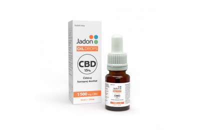 JADON Oil Drops - Конопляный дистиллят CBD 15%, 10 мл