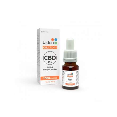 JADON Oil Drops - Конопляный дистиллят CBD 15%, 10 мл