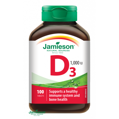 JAMIESON Vitamín D3 1000 IU tbl.100