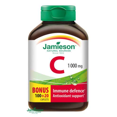 JAMIESON Vitamín C - Витамин C 1000 мг, 100 + 20 таблеток