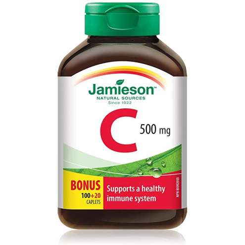 JAMIESON Vitamín C - Витамин C 500 мг, 100 + 20 таблеток