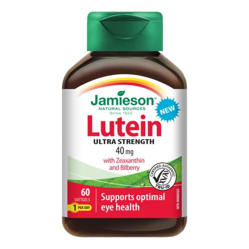 JAMIESON Lutein with zeaxanthin and blueberries 60 capsules