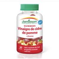 JAMIESON Apple Cider Vinegar Яблочный уксус с хромом.  60 жевательных конфет