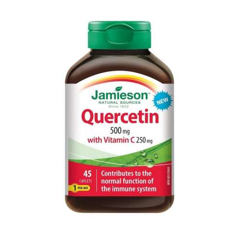JAMIESON Kvercetin - Кверцетин 500 мг с Витамином С 250 мг 45 таблеток