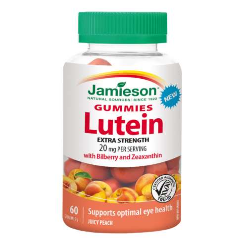 JAMIESON Lutein with blueberries and zeaxanthin gelatin lozenges 60pcs