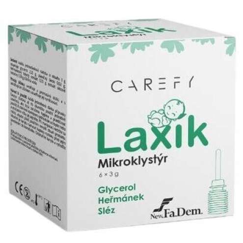 CAREFY Laxík микроклизма для детей, 6 х 3 г