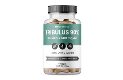 MOVit TRIBULUS 90% Kotvičník 500mg 4v1 cps.90