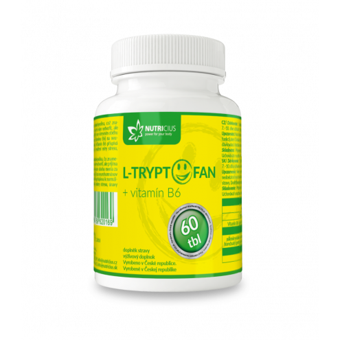 NUTRICIUS L-Tryptofan + vit.B6 - L-триптофан и витамин В6 200мг/2.5мг 60 тбл