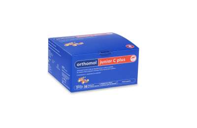 ORTHOMOL Junior C Plus - Vitaminy a minerály pro dětský organismus s příchutí mandarinky, 30 denních dávek