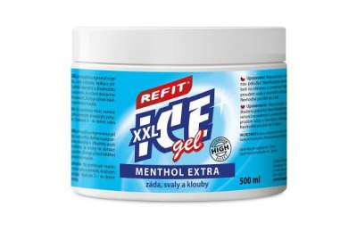 REFIT Ice gel roll-on Menthol 2.5% na záda, 500 ml