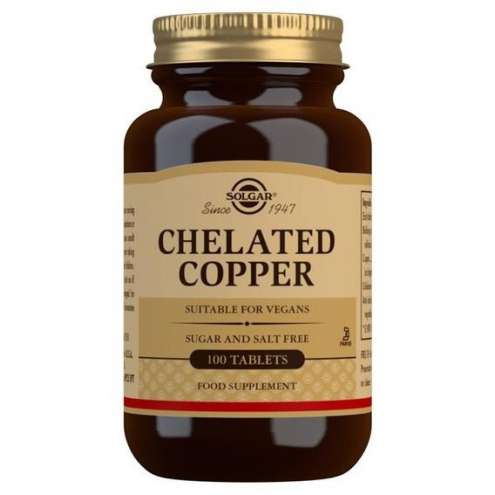 SOLGAR Chelated Copper 100 tablets