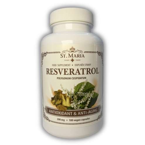 St.Maria Resveratrol 200 mg, 180 kapslí