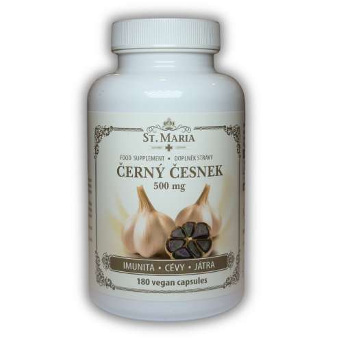 ST.MARIA ČERNÝ ČESNEK 500 mg 180 cps