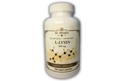 ST.MARIA L-Lysin 500 mg, 180 kapslí ST.MARIA L-Lysin 500 mg, 180 kapslí