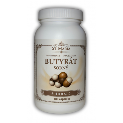 ST.MARIA Butyrát sodný 450 mg – 180 kapslí