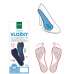 SVORTO 113 3/4 gel insoles with metatarsal pads, size 38-40 (M)