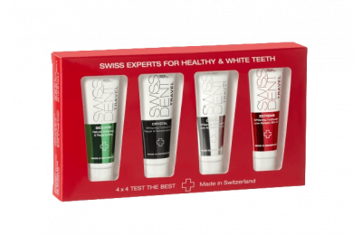 Swissdent Toothpastes Set Test the Best 4 x 10 ml