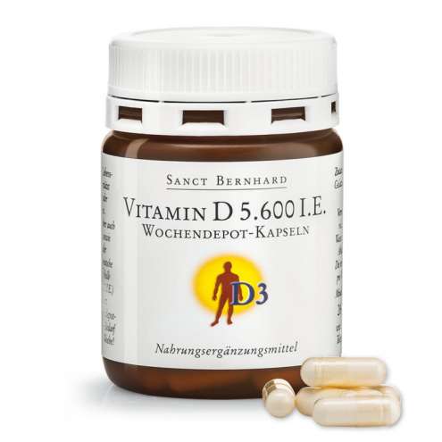 Sanct Bernhard Vitamin D 5.600 IU slow release 26 capsules