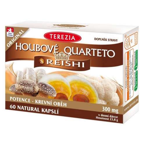 TEREZIA Houbové Quarteto s reishi cps.60