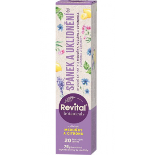 Revital Botanicals Сон и успокоение, 20 шипучих таблеток