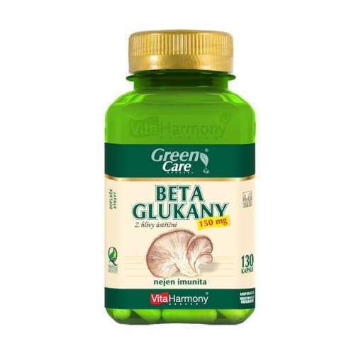 VITAHARMONY Beta glukany 150 mg extrakt z hlívy ústřičné 130 cps.