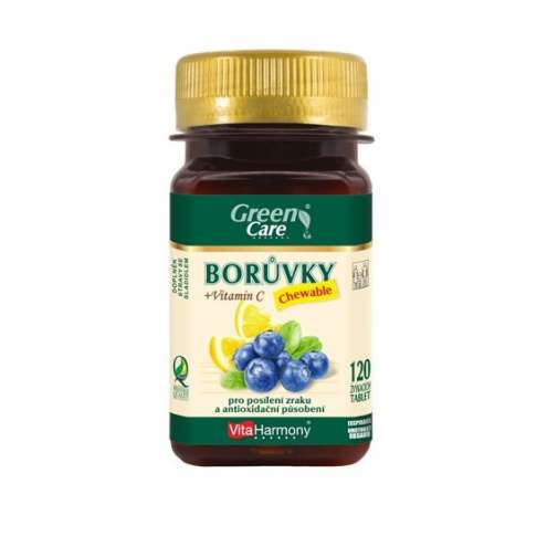 VITAHARMONY Blueberries with vitamin C 120 tablets.