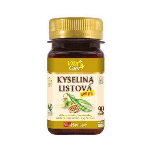 VITAHARMONY Kyselina listová 400mcg, 90 tbl