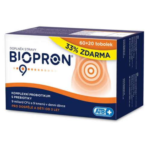 Biopron 9 Комплекс пробиотиков с пребиотиками, 60+20 капсул