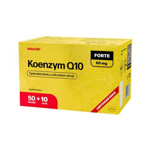 Walmark Koenzym Q10 Forte 60 mg – 50+10 tobolek PROMO2024