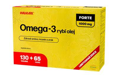 WALMARK OMEGA 3 FORTE 1000MG TOB.130+65 PROMO 2023