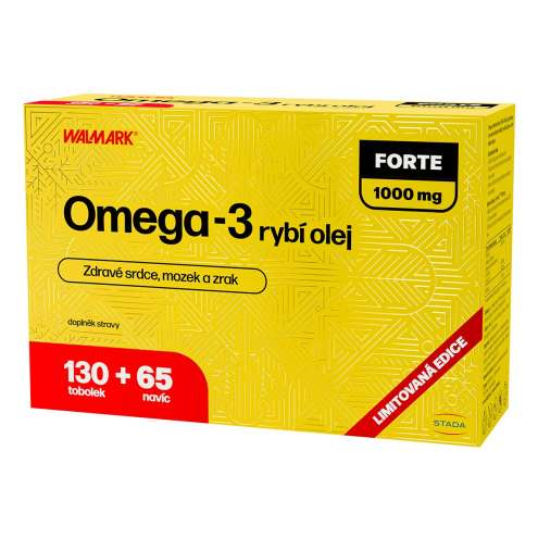 WALMARK OMEGA 3 FORTE 1000MG TOB.130+65 PROMO 2023