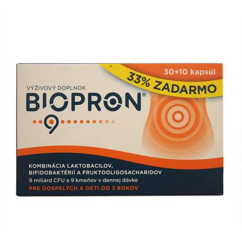 Biopron 9 Комплекс пробиотиков с пребиотиками, 30+10 капсул