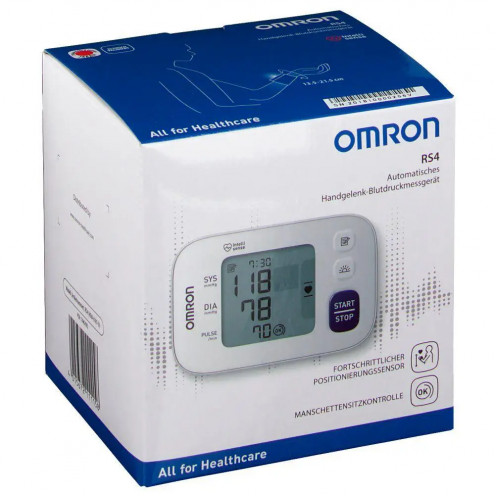 Omron RS4 Tonometr na zápěstí - Wrist Blood Pressure Monitor