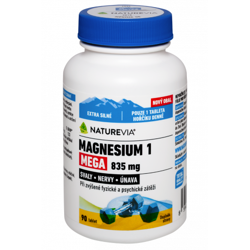 Swiss NatureVia Magnesium 1 Mega - Магний 835 мг, 90 таблеток