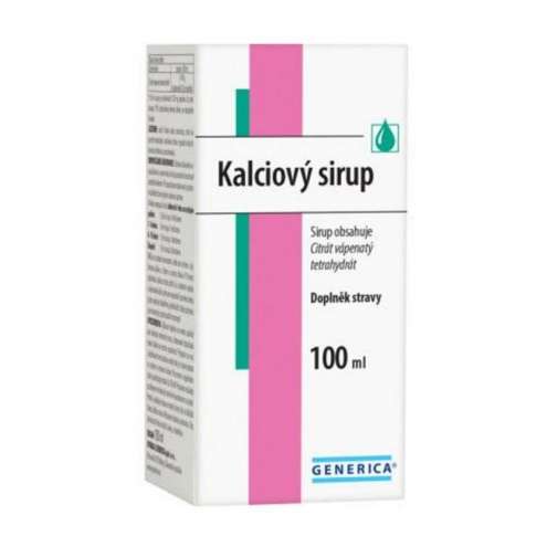 GENERICA Kalciový sirup, 100 ml.