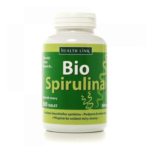 Bio Spirulina 500mg - Спирулина 500 мг, 300 tbl.