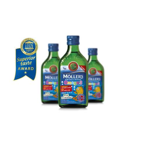 MOLLERS Omega 3 с фруктовым вкусом, 250 мл.