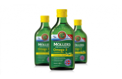 MOLLERS Omega 3 s citronovou příchutí, 250ml