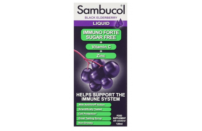 SAMBUCOL Immuno Forte Sirup běz cukru - Černý bez, 120 ml