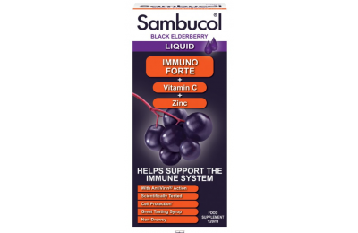 SAMBUCOL Immuno Forte Sirup - Сироп Черная бузина, 120 мл.