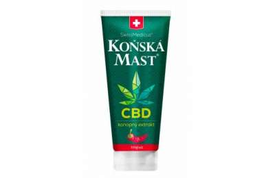 SwissMedicus Koňská mast CBD - Warming ointment with CDB, 200 ml
