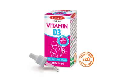 TEREZIA - Vitamin D3 400 IU kapky, 10 ml.