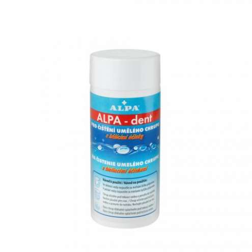 ALPA Dent Средство для чистки протезов с отбеливающим и дезинфицирующим эффектом, 150 г.