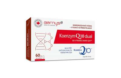 BARNYS Koenzym Q10 dual 60 mg, 30 cps.