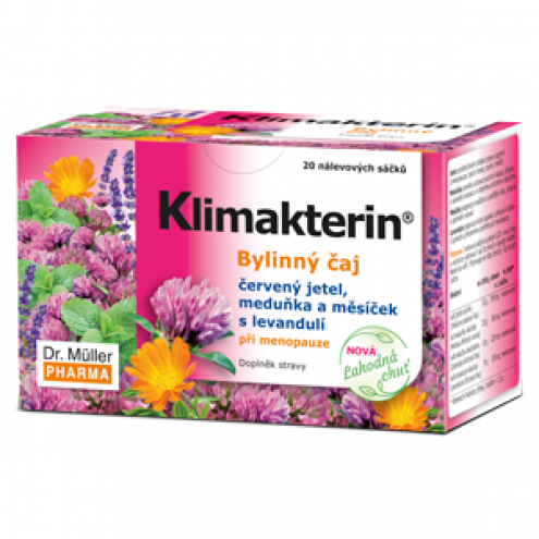 DR. MULLER PHARMA Klimakterin - Bylinný čaj při menopauze, 20x1,5 g.